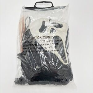 Fun World Scream Ghost Face Adult Costume Robe Mask Belt Easter Unlimited Knife